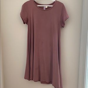 Francesca’s Pink T-Shirt Dress